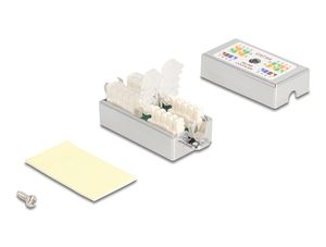 Delock samledåse til netværkskabel Cat.6A LSA værktøjsfri