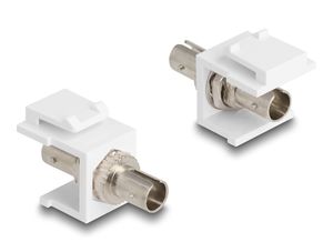 Delock Keystone-moduuli ST Simplex naaras-naaras - valkoinen
