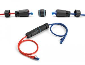 Delock Kabelkoppling RJ45 hona till hona Cat.6A – vattentät