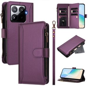 Xiaomi 15T Pro Etui med 9 Kortspor - Lilla