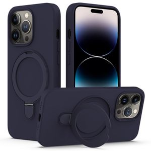 iPhone 14 Pro Max MagSafe Case with Ring Stand – Midnight Blue