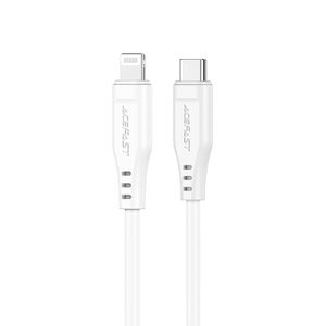 Acefast C3-01 Lightning til USB-C PD kabel 30W 1.2m – hvit