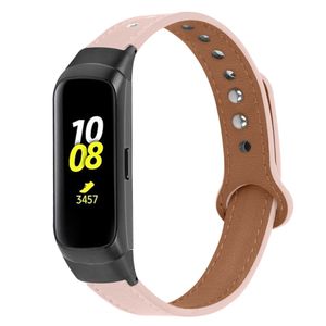 Samsung Galaxy Fit SM-R370 Urrem Ægte Læder – Lyserød