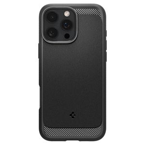 Spigen iPhone 16 Pro Max Rugged Armor MagSafe Kuori - Musta