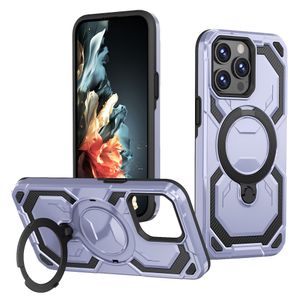 iPhone 13 Pro Max Kuori Magneetilla ja Ring Jalustalla – Vaaleansininen