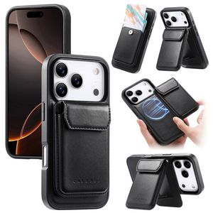 CASENEO iPhone 18 Pro Max/17 Pro Max Lommebokdeksel MagSafe - Svart