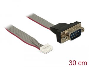 Delock Seriell stifthuvud hona till 1x DB9 hane 2mm kabel