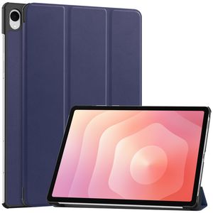 Samsung Galaxy Tab S12 Plus Slimmat Tri-fold stativfodral - Blå
