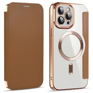 iPhone 12 Pro Max Kotelo MagSafe - Ruskea