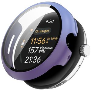 Google Pixel Watch 3 45 mmKuori, Näytönsuoja - sininen + violetti