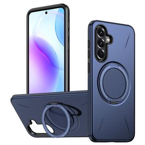 Samsung Galaxy A27 5G MagSafe-kuori pyörivällä rengastelineellä - Sininen