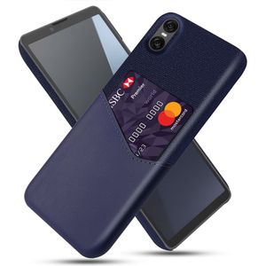 Sony Xperia 10 VII Kuori Korttipaikka - Sininen