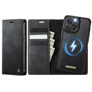 iPhone 14 Pro Max Wallet Cover MagSafe Compatible - Black