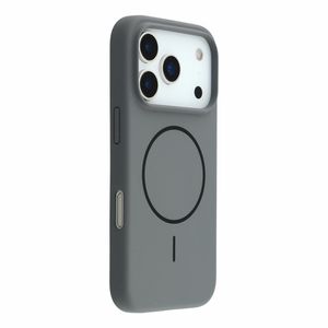 X-LEVEL iPhone 18 Pro Max/17 Pro Max MagSafe kuori silikonista - Musta