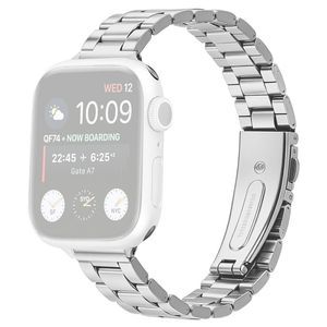 Apple Watch 42/41/40/38mm Klokkereim i rustfritt stål - Sølv