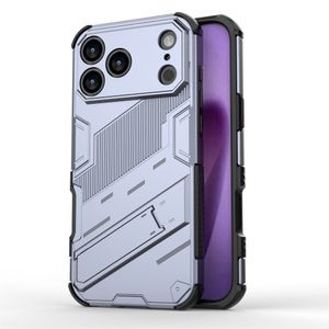 iPhone 17 Pro Max Deksel med Stativ - Grå