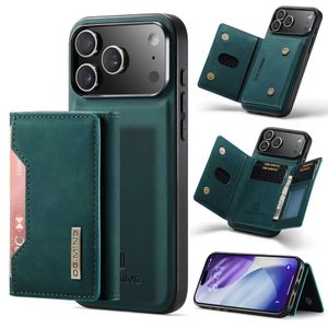 DG.MING iPhone 17 Pro Max Deksel med Lommebok - Grønn