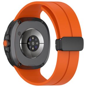 Samsung Galaxy Watch8 44mm Urrem, Silikone - Orange