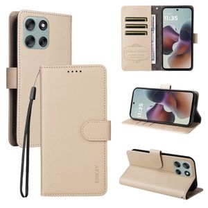ENKAY HAT PRINCE Motorola Moto G86 5G / G86 Power 5G wallet cover - Beige