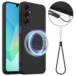 Samsung Galaxy A27 5G Kuori MagSafe-yhteensopiva Kantohihna - Musta