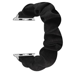 Apple Watch 38/40/41/42mm Urrem Scrunchie – Sort
