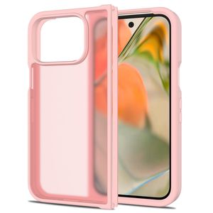 Google Pixel 9 Pro Fold Cover med Skin Touch og akrylbag – Lyserød