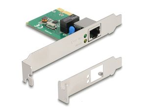 Delock PCI Express x1 -verkkokortti, gigabitin LAN, 1x RJ45, RTL8111