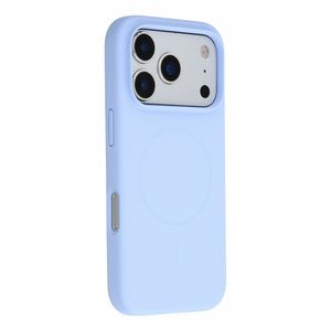X-LEVEL iPhone 18 Pro Max/17 Pro Max MagSafe kuori silikonista - Vauvan sininen