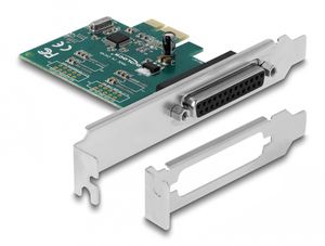 Delock PCI Express-kort til 1 x parallel IEEE1284 – sølv