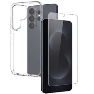 NORTHJO Samsung Galaxy S26 Ultra Kuori + Karkaistu Lasinen Näytönsuoja - Läpinäkyvä