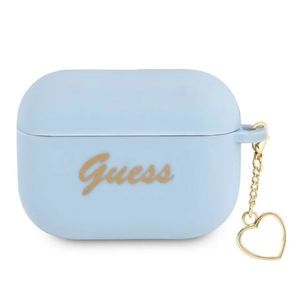 Guess Charm 4G Silikon Fodral till AirPods Pro - Blå