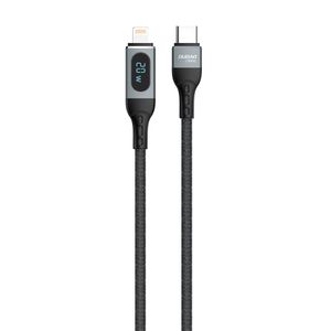 Dudao USB Type C – Lightning-kabel 1m PD 20W svart