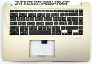 Asus X510UA-1A Keyboard (NORDIC) Module/AS