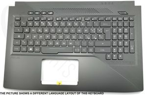 Asus GL503VD-1B Keyboard (HUNGARIAN) Module/AS (BACKLIGHT, RGB)