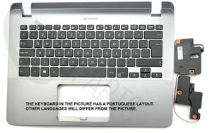 Asus X407UA-1B Keyboard (PORTUGUESE) Module/AS (ISOLATION) (R2.0) (SPEAKER)