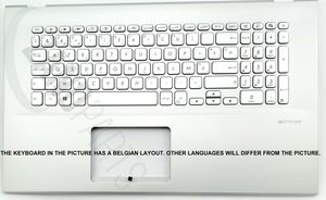 Asus X712FAC-8S Keyboard (BELGIAN) Module/AS (BACKLIGHT)