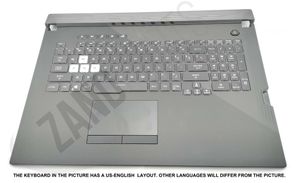 Asus G731GU-1A Keyboard (US-ENGLISH) Module (BACKLIGHT, RGB 4-ZONE)