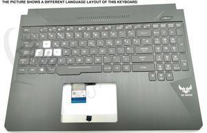 Asus FX505DV-1A Keyboard (US-ENGLISH INTERNATIONAL) (WITH MYLAR) (3F BLACK/RGB/P