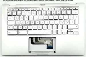 Asus C434TA-1A Keyboard (NORDIC) Module/AS (BACKLIGHT)