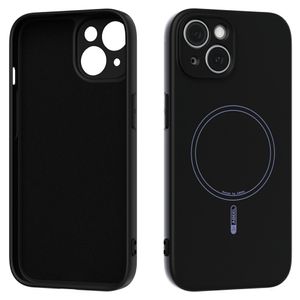 ABEEL iPhone 13 Case MagSafe Liquid Silicone – Black
