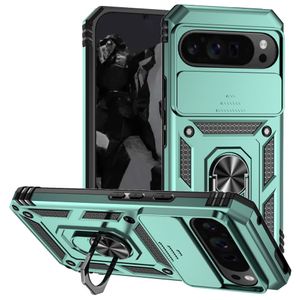 Google Pixel 10 Pro XL / Pixel 9 Pro XL Skal med Stativ - Grön