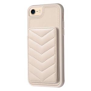 iPhone 6/6s/7/8/SE 2020/2022 Skal med Stativ - Beige