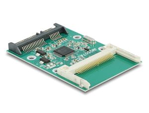 Delock SATA till Compact Flash-kort adapter – svart