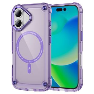 iPhone 17 MagSafe-yhteensopiva Kuori - läpinäkyvä violetti