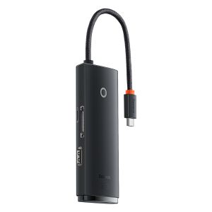 Baseus Lite Series multifunksjonell USB Type C HUB svart