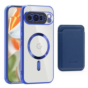Google Pixel 10 Pro XL Skal med plånbok - Mörkblå