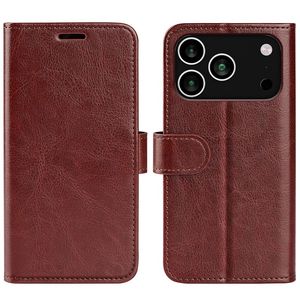 Crazy Horse iPhone 18 Pro Max/17 Pro Max Lommebok-deksel – Brun