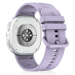 Samsung Galaxy Watch9/25 silikon klokkerem med hurtigfeste L - Lys lilla