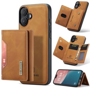 DG.MING iPhone 17 Cover med Pung - Brun