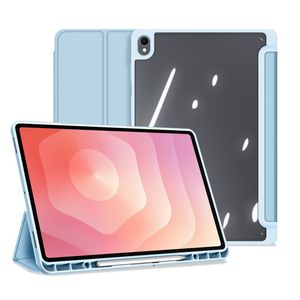 DUX DUCIS Samsung Galaxy Tab S12 Plus Tri-fold stativfodral - Ljusblå